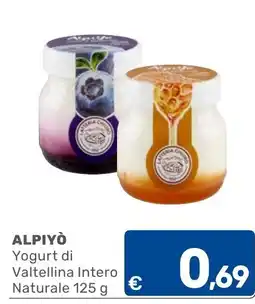 C+C Cash and Carry Alpiyò Yogurt di Valtellina Intero Naturale offerta