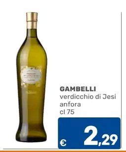C+C Cash and Carry Gambelli verdicchio di Jesi anfora offerta