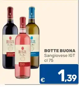 C+C Cash and Carry Botte Buona Sangiovese IGT offerta