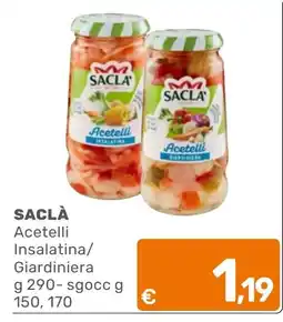 C+C Cash and Carry Sacla acetelli insalatina/giardiniera offerta