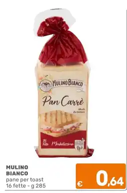 C+C Cash and Carry Mulino Bianco pane per toast offerta