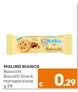C+C Cash and Carry Mulino Bianco Baiocchi Biscotti Snack offerta