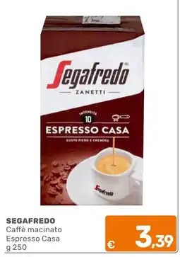 C+C Cash and Carry Segafredo Caffè macinato Espresso Casa offerta