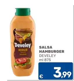 C+C Cash and Carry Salsa hamburger Develey offerta