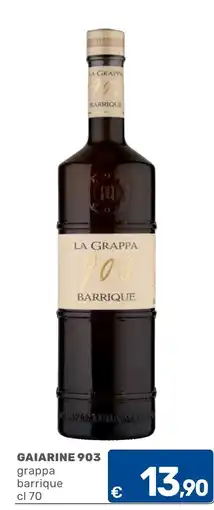 C+C Cash and Carry Gaiarine 903 grappa barrique offerta