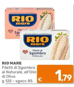 C+C Cash and Carry Rio Mare Filetti di Sgombro al Naturale offerta