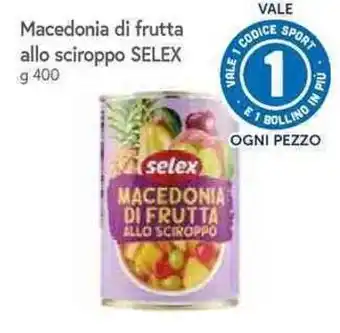 Macedonia di frutta Selex