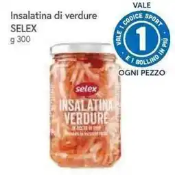 Galassia Insalatina di verdure Selex offerta