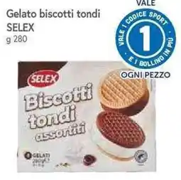 Galassia Biscotti tondi assortiti SELEX offerta
