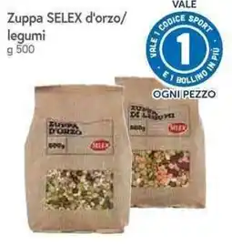 Galassia Zuppa SELEX d'orzo/legumi offerta