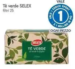 Galassia Tè verde SELEX offerta