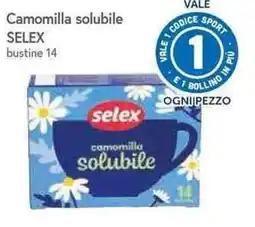 Galassia Camomilla solubile Selex offerta