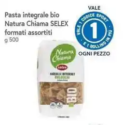 Galassia Pasta integrale bio Natura Chiama SELEX offerta
