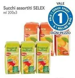 Galassia Succhi assortiti SELEX offerta