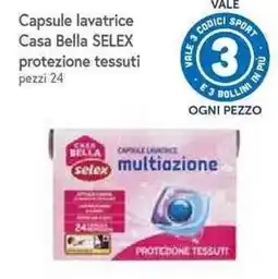 Galassia Capsule lavatrice Casa Bella SELEX offerta