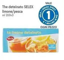 Galassia The deteinato SELEX limone/pesca offerta