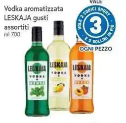 Galassia Vodka aromatizzata LESKAJA gusti assortiti offerta