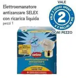 Galassia Elettroemanatore antizanzare Selex offerta