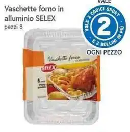 Galassia Vaschette forno in alluminio SELEX offerta