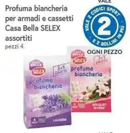 Galassia Profuma biancheria Casa Bella SELEX offerta