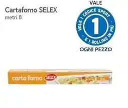 Galassia Carta forno SELEX offerta