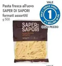 Galassia Pasta fresca all'uovo Saper di Sapori offerta