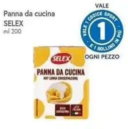 Galassia Panna da cucina Selex offerta