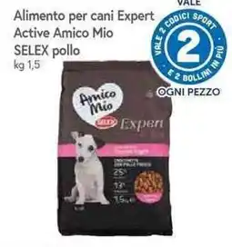 Galassia Alimento per cani Expert Active Amico Mio SELEX pollo offerta