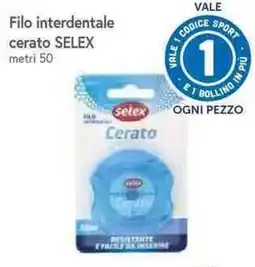 Galassia Filo interdentale cerato SELEX offerta