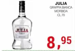 Supermercati Spesa Mia Julia grappa bianca morbida offerta