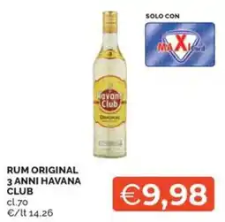 Maxisconto Rum Original 3 Anni Havana Club offerta