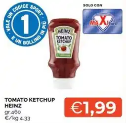 Maxisconto Tomato ketchup Heinz offerta