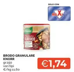 Maxisconto Brodo granulare Knorr offerta