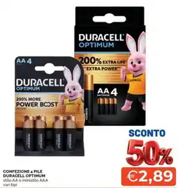 Maxisconto Duracell Optimum offerta