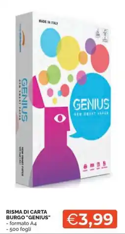 Maxisconto Risma di carta Burgo Genius offerta