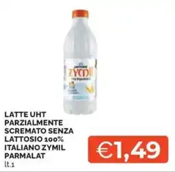 Maxisconto Latte UHT parzialmente scremato senza lattosio 100% italiano Zymil Parmalat offerta