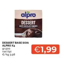 Maxisconto Dessert base soia Alpro offerta