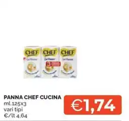 Maxisconto Panna Chef Cucina offerta
