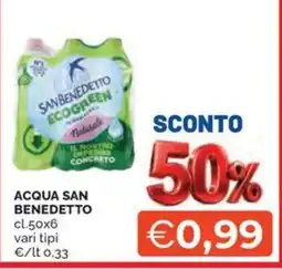 Maxisconto Acqua San Benedetto offerta