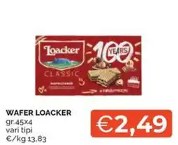 Maxisconto Wafer Loacker Classic offerta