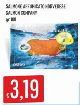 IperSisa Salmone affumicato norvegese Salmon Company offerta