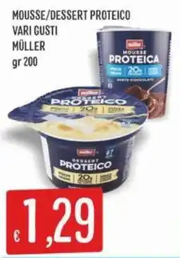 IperSisa Mousse/Dessert Proteico Müller offerta