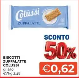 Maxisconto Biscotti zuppalatte Colussi offerta