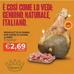 Maxisconto Prosciutto di Parma Dop Saper di Sapori offerta