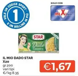 Maxisconto Il mio dado star offerta