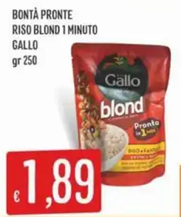 IperSisa Riso blond Gallo offerta