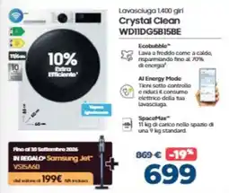 Elettrosintesi Lavasciuga Crystal Clean offerta