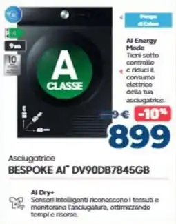 Elettrosintesi Asciugatrice BESPOKE AI offerta