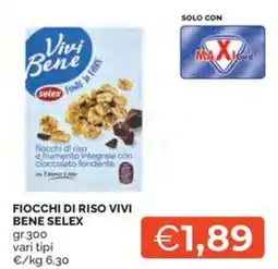 Maxisconto Flocchi di riso Vivi Bene Selex offerta
