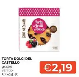 Maxisconto Torta Dolci del Castello offerta
